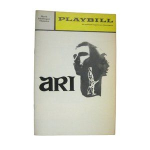 ARI Playbill 1971 Hellinger Theatre Leon Uris Constance Towers Cryer John Savage